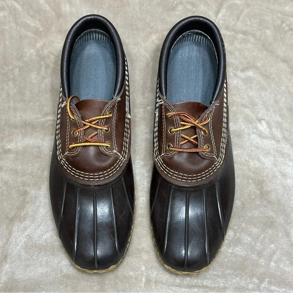 L.L. Bean Waterproof, Mud proof Gum sole Lace Up Bean Boots Shoes Size 10 N - Picture 7 of 14